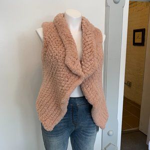 Bagatelle Faux Fur Draped Vest